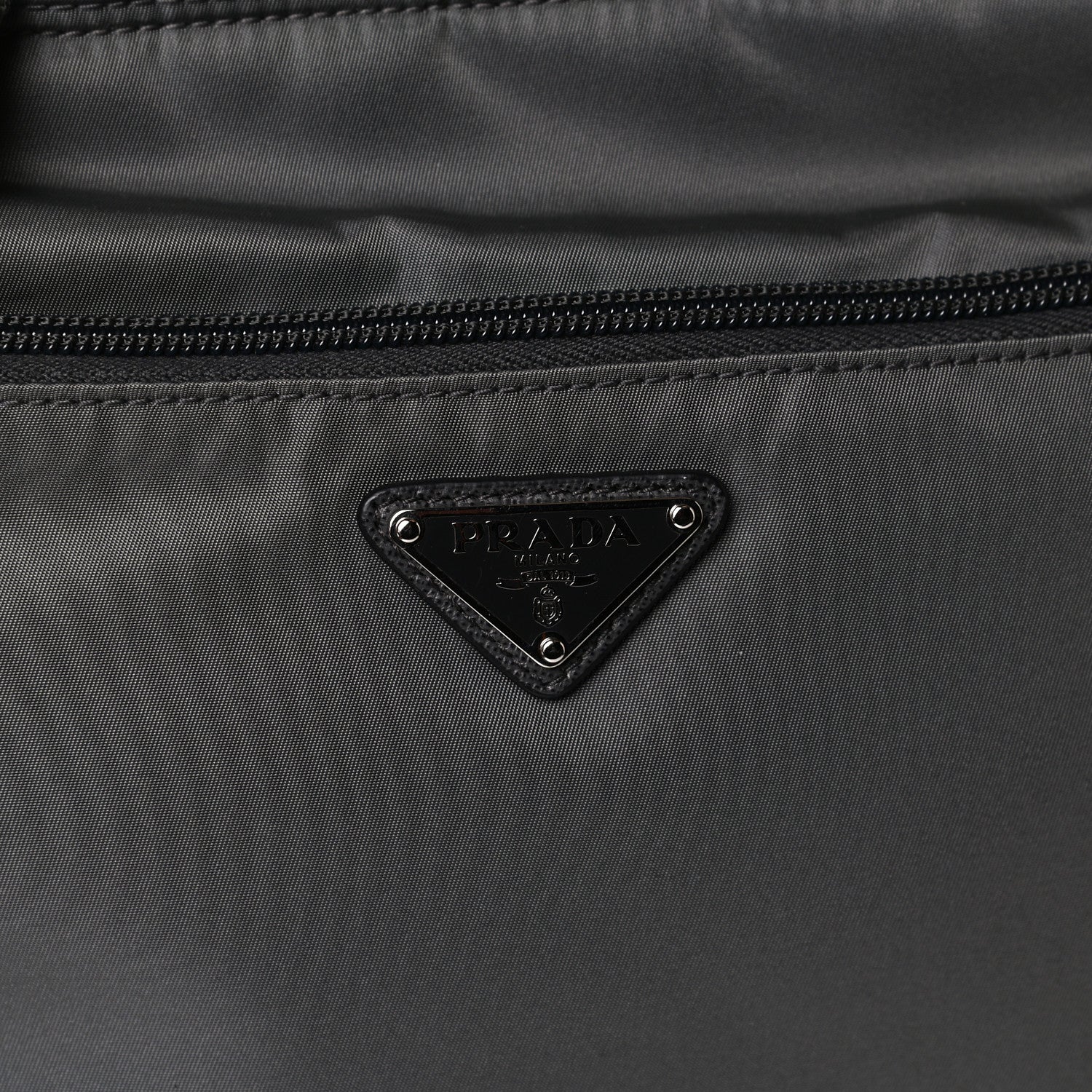Prada Nylon Vela Messenger Bag Ardesia 14 of 15