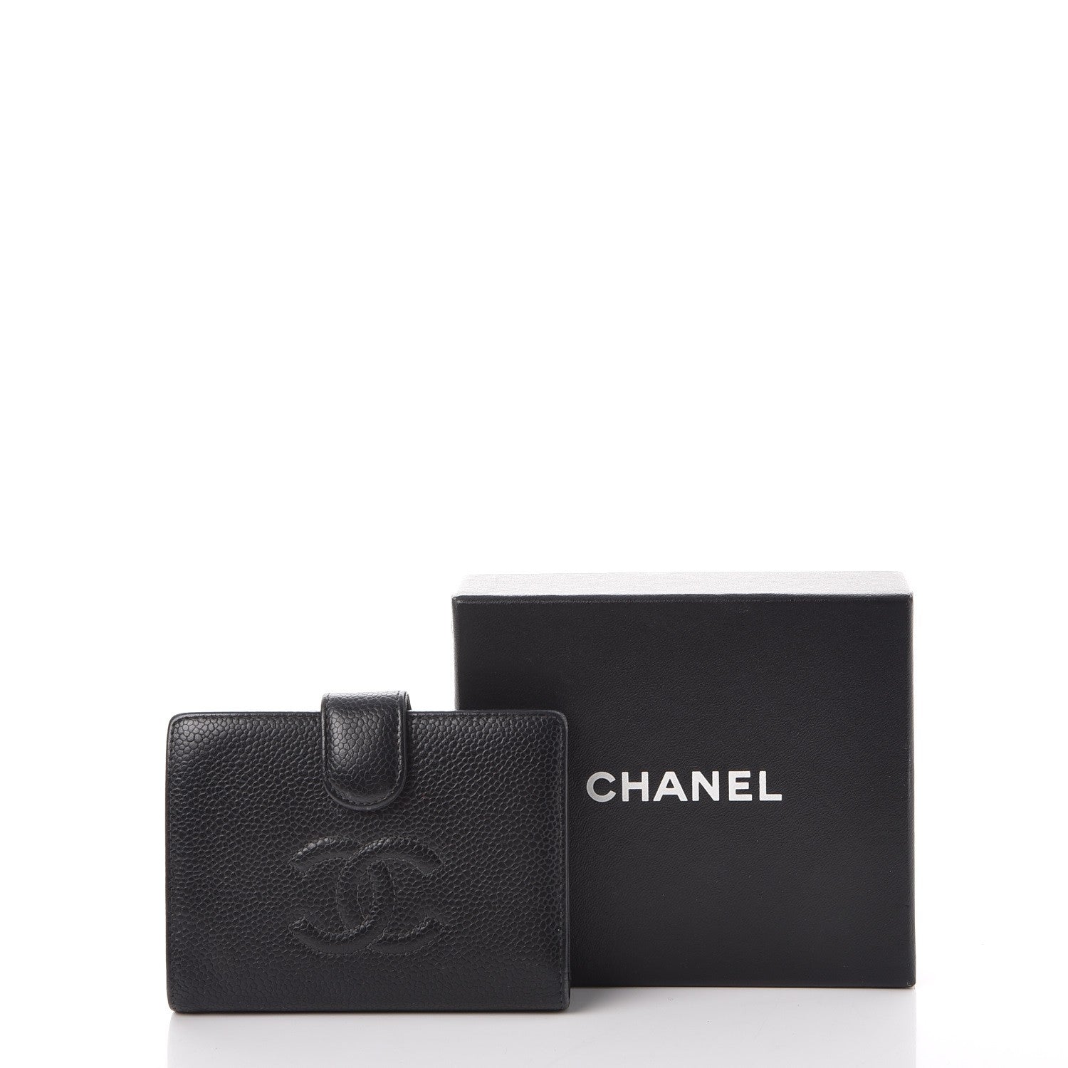 Chanel Caviar Timeless CC French Wallet Black 9 of 9