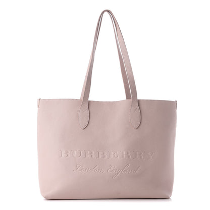Burberry Grainy Calfskin Remington Tote Pale Ash Rose 1 of 10
