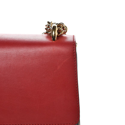 Gucci GG Supreme Monogram Moon Calfskin Medium Padlock Shoulder Bag Beige Blue Hibiscus Red Mystic White 9 of 11