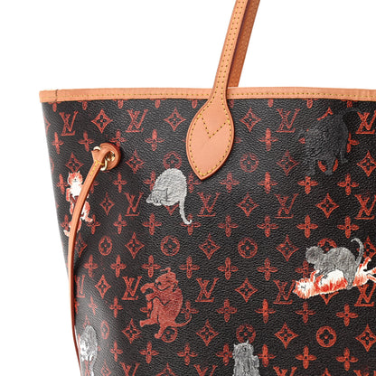 Louis Vuitton Catogram Neverfull MM Marron 8 of 15
