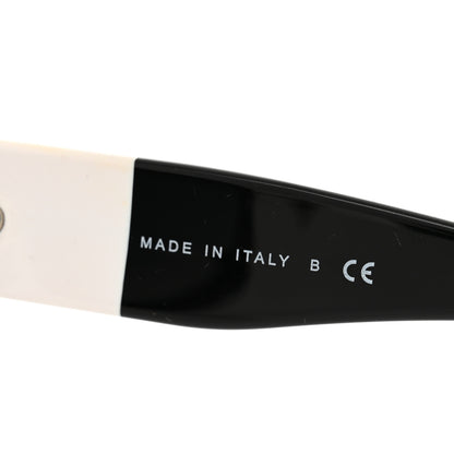 Chanel Acetate CC Lace Effect Sunglasses 5146 Black White 6 of 9