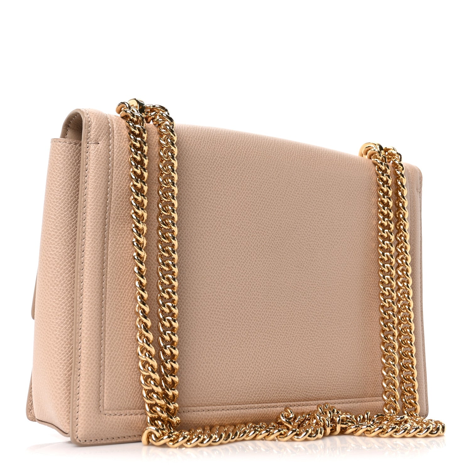 Salvatore Ferragamo Printed Calfskin Ginny Shoulder Bag Beige 3 of 10