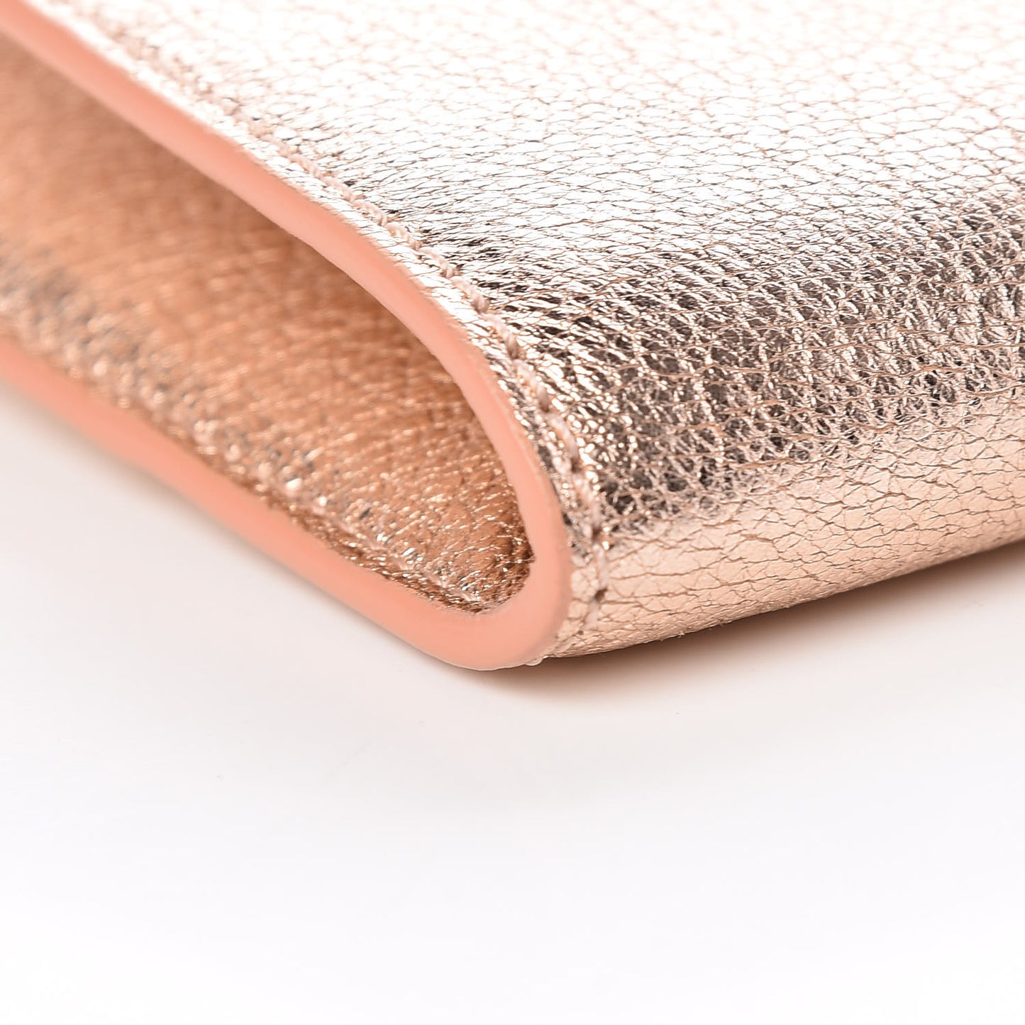 Metallic Grained Goatskin Antigona Crossbody Pink