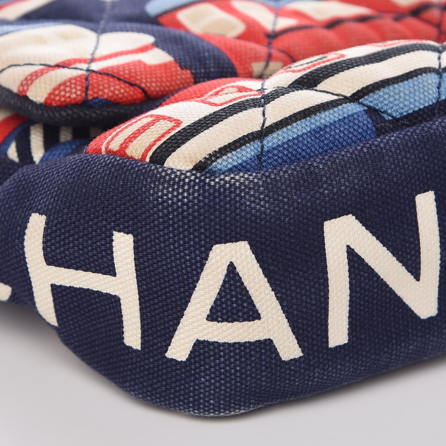 Chanel Canvas Le Train Medium Flap 7 of 10