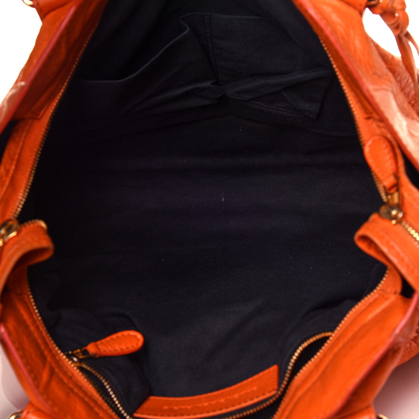 Agneau Giant 12 Gold Hardware City Tangerine