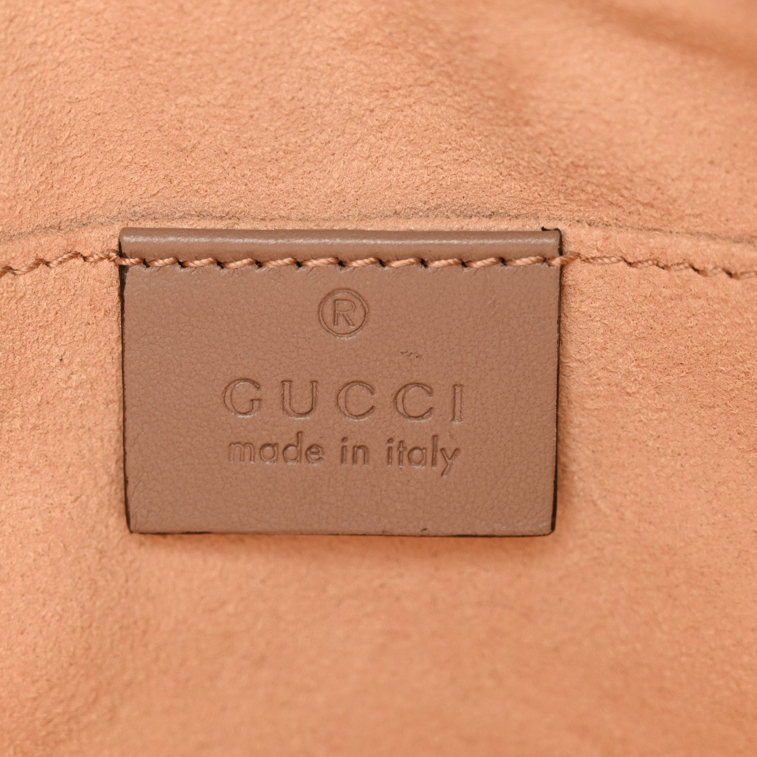 Gucci Calfskin Matelasse Small GG Marmont Chain Shoulder Bag Porcelain Rose 6 of 11