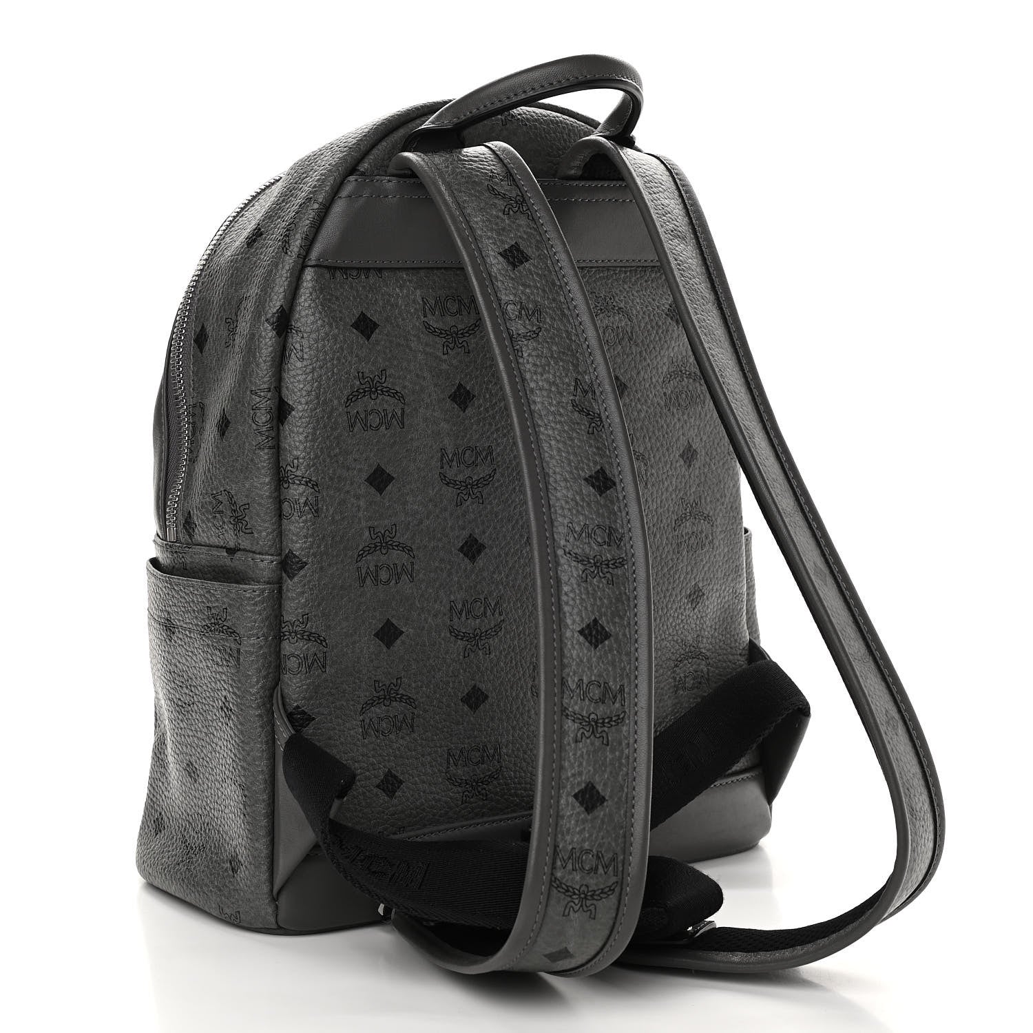 MCM Visetos Small Stark Backpack Phantom Grey 3 of 10