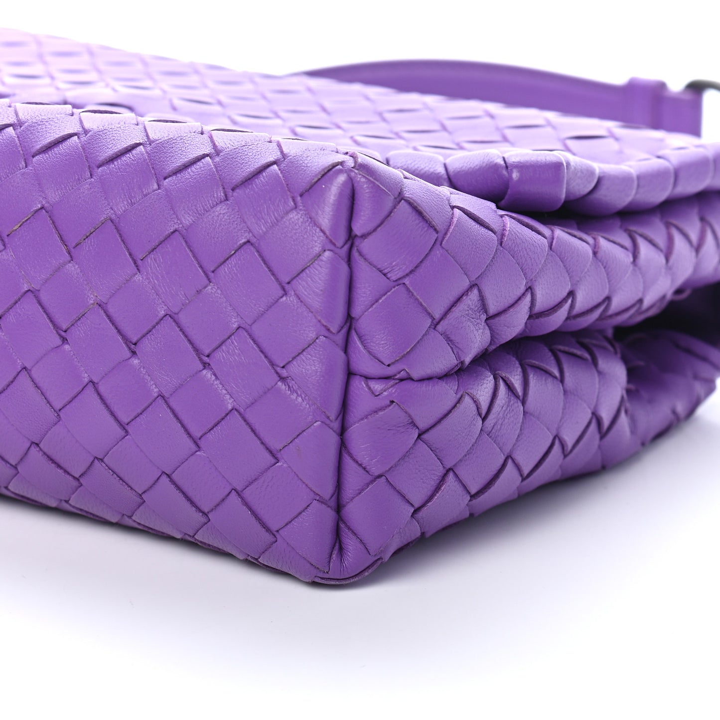 Nappa Intrecciato Baby Olimpia Shoulder Bag Byzantine