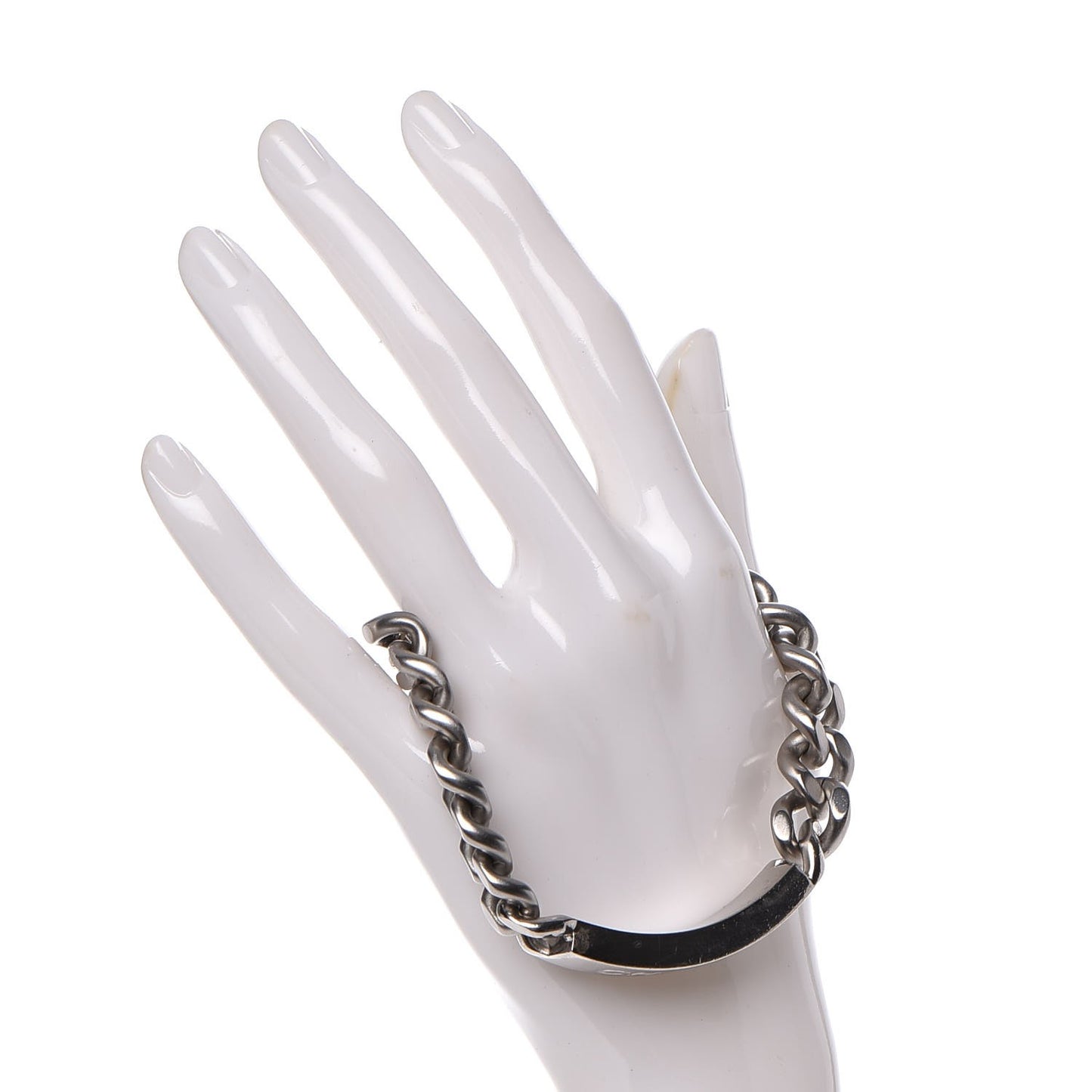 Chain ID CC Bracelet Silver