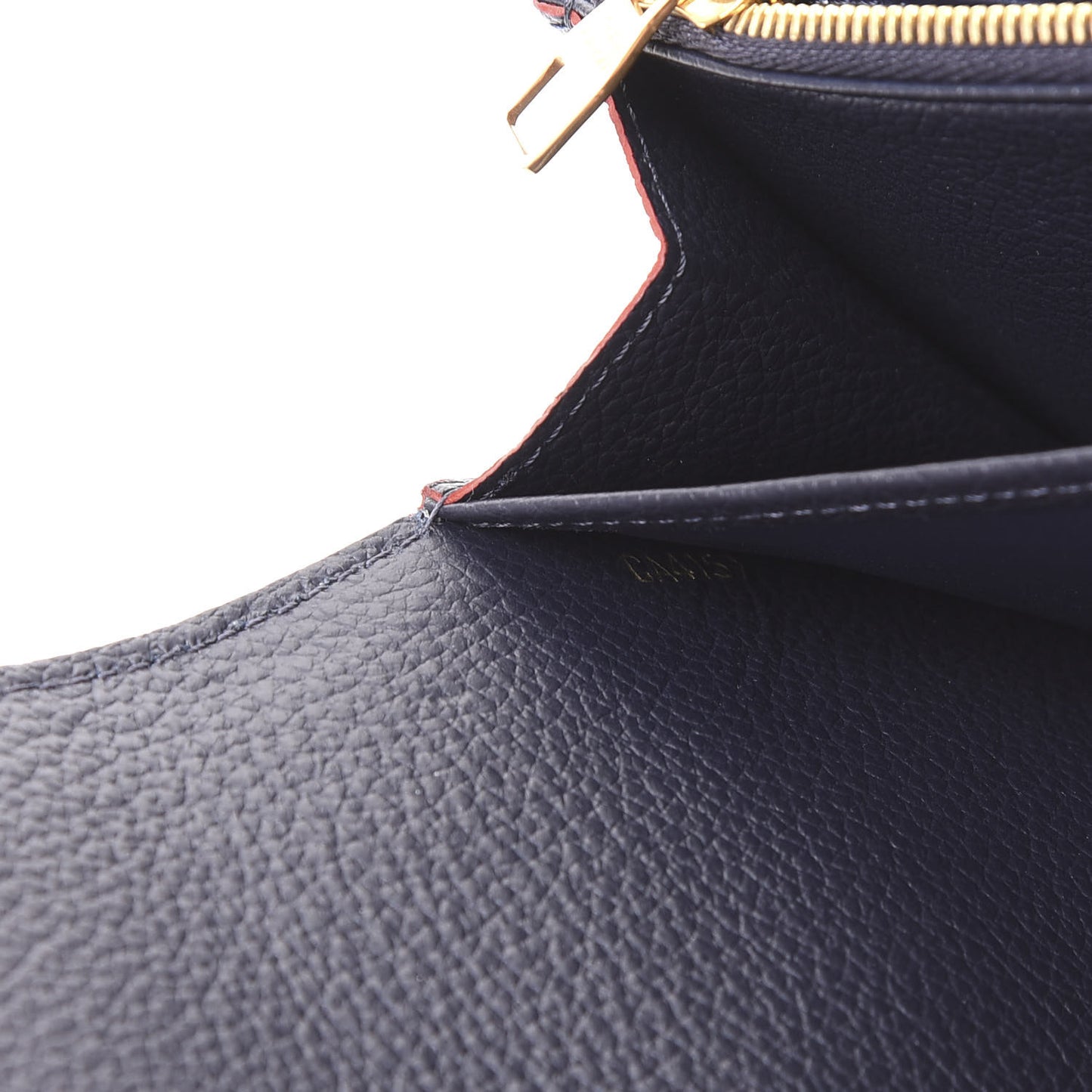 Empreinte Sarah Wallet NM Marine Rouge
