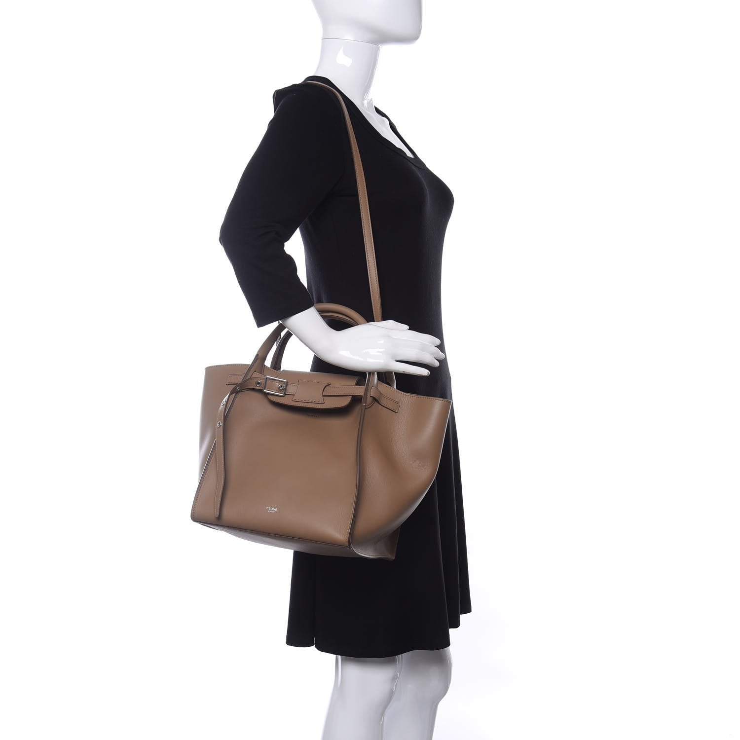 Celine Smooth Calfskin Small Big Bag Light Camel 2 of 9