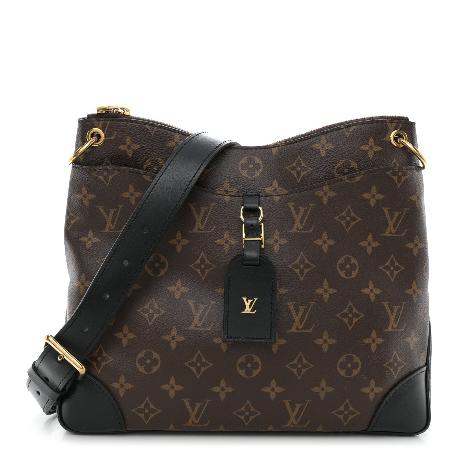 Louis Vuitton Monogram Odeon MM Black 1 of 9