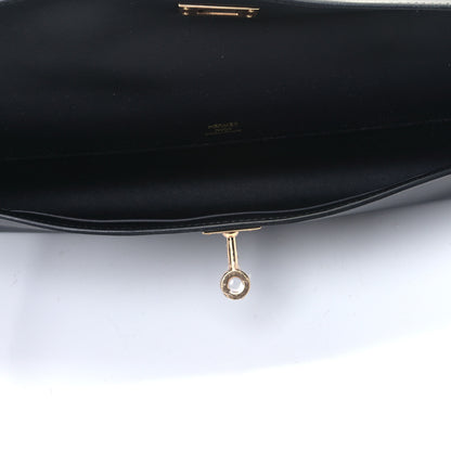 Hermes Swift Kelly Cut Clutch Pochette Black 4 of 4
