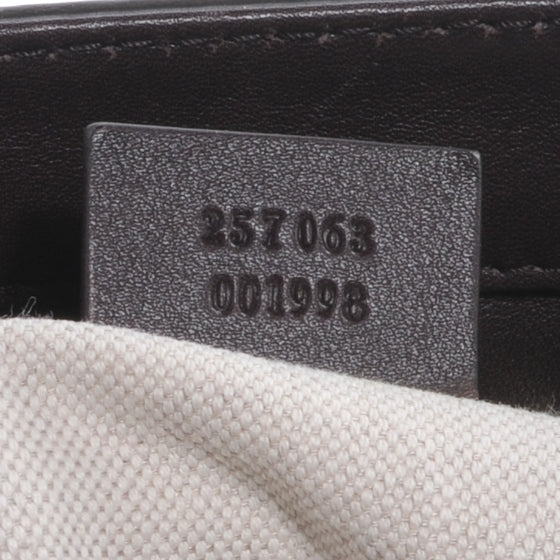 Guccissima Medium Mayfair Tote Dark Brown