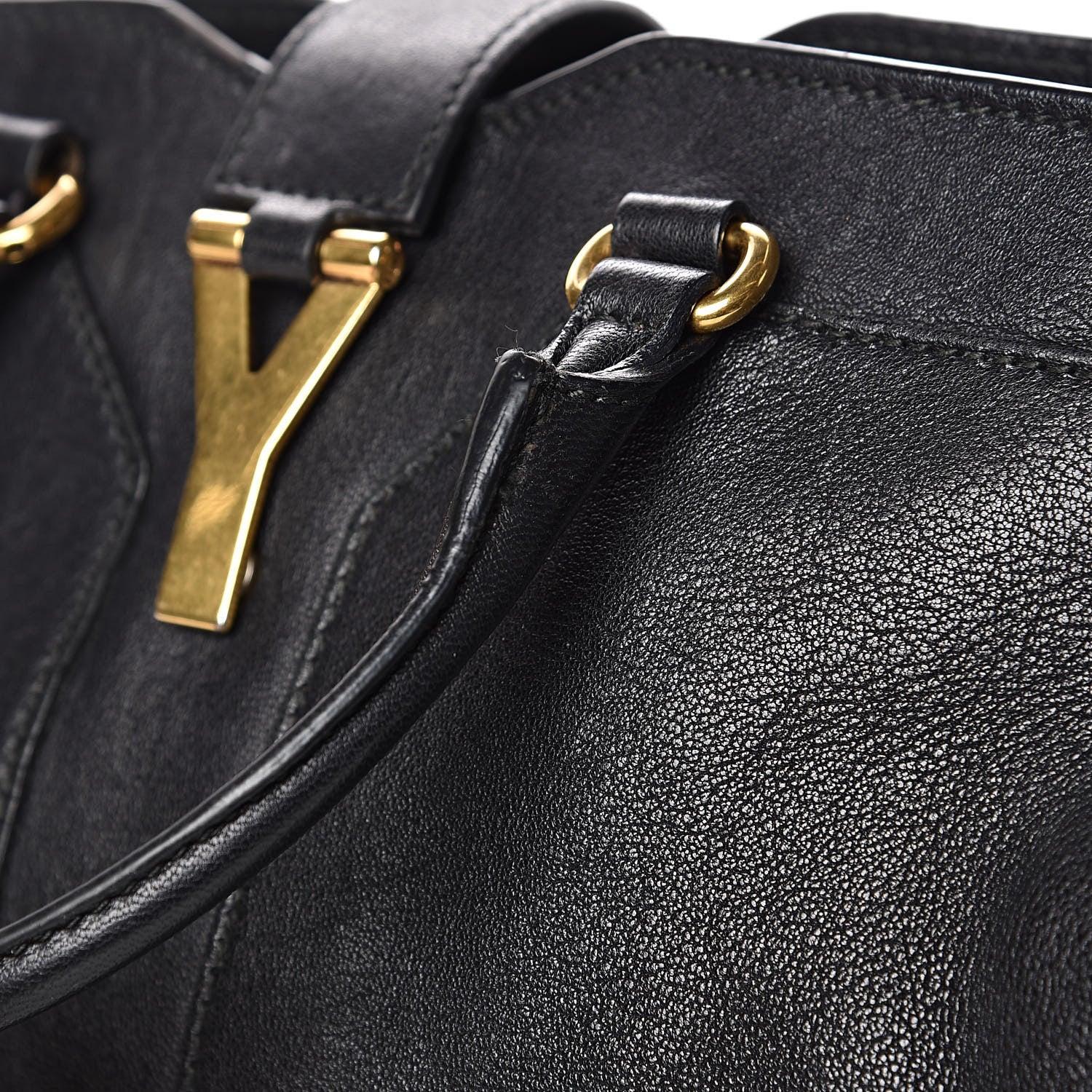 Saint Laurent Sheepskin Small Cabas ChYc Black 19 of 19
