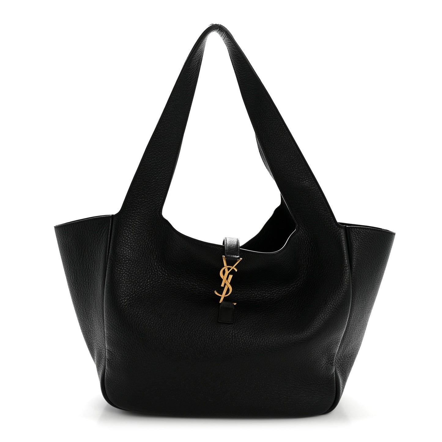 Grained Deerskin Bea Tote Black