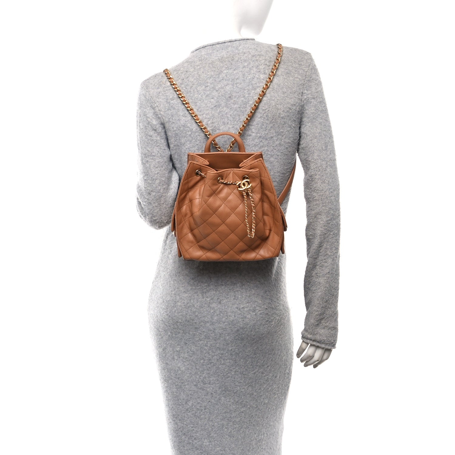 Chanel Caviar Quilted Medium Chanel 25 Backpack Brown 2 of 11