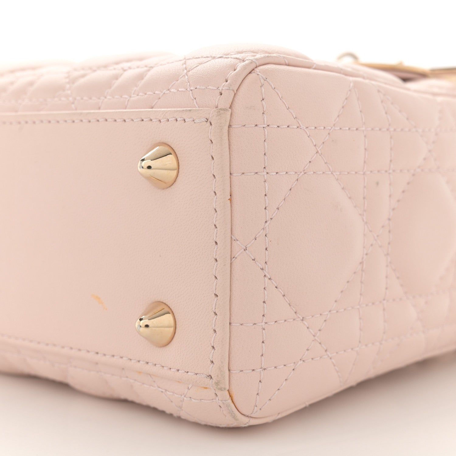 Christian Dior Lambskin Cannage Small Lucky Badges My Lady Dior Light Pink 10 of 17