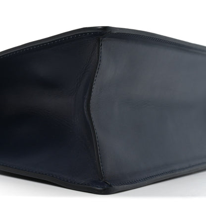 Gucci Calfskin Medium Sylvie Top Handle Bag Blue 9 of 10