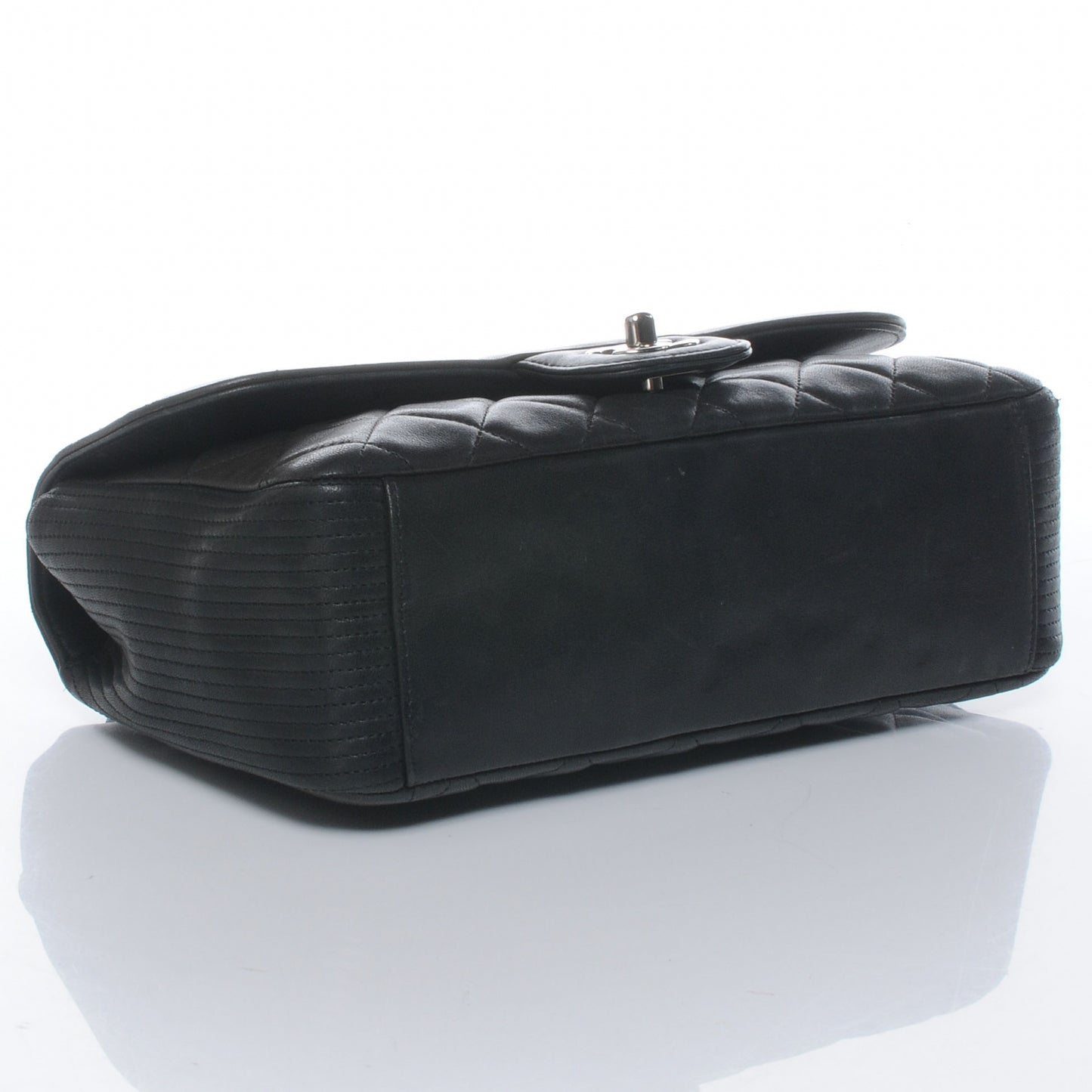 Lambskin Medium Coco Rider Flap Black