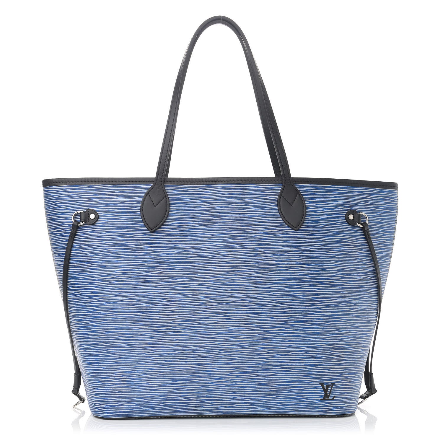 Louis Vuitton Epi Neverfull MM Denim Light 3 of 11