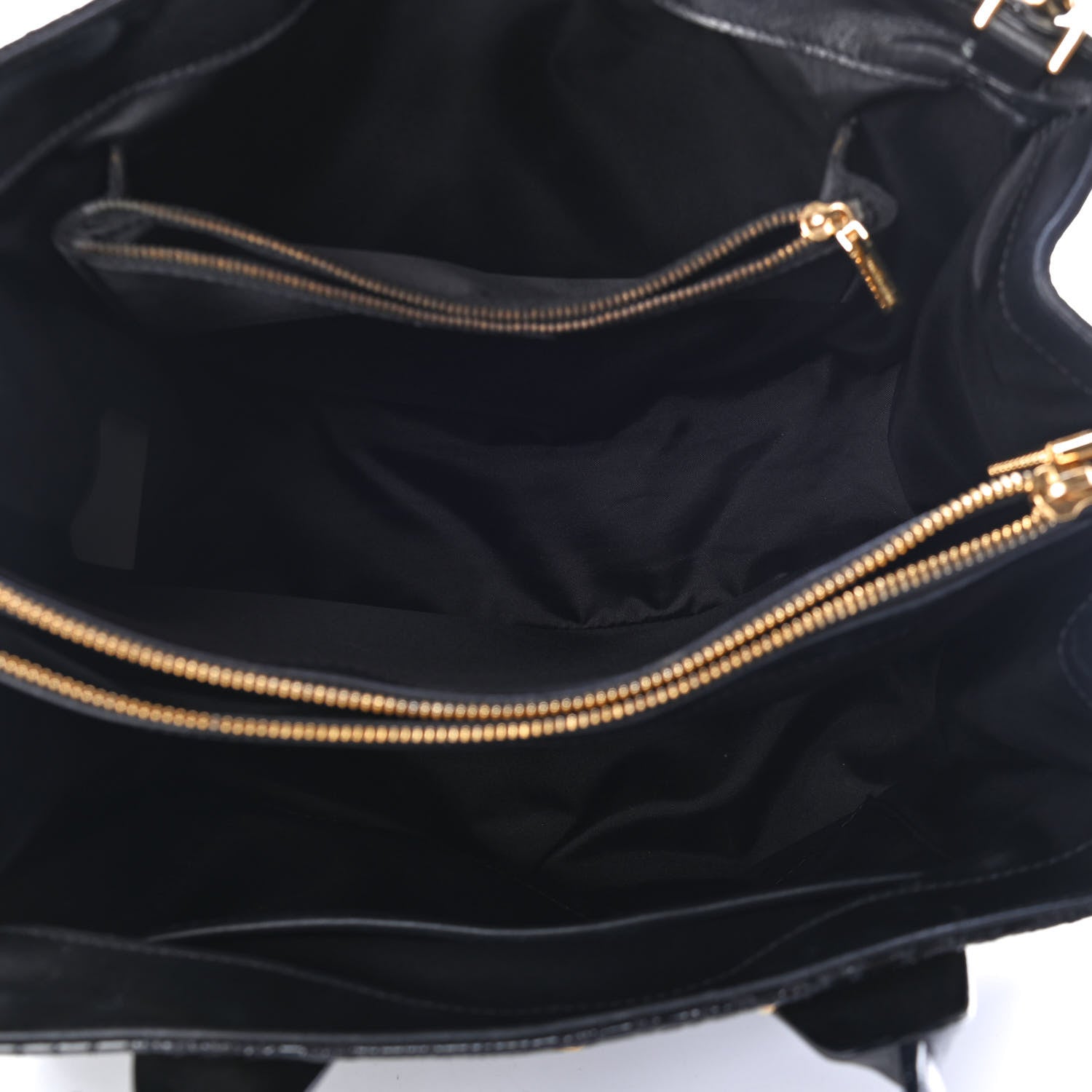 Versace Patent Micro Vanitas Icon Handbag Black 4 of 4