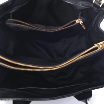 Versace Patent Micro Vanitas Icon Handbag Black 4 of 4