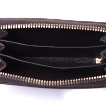 Gucci Monogram Zip Around Card Case Brown 5 of 10