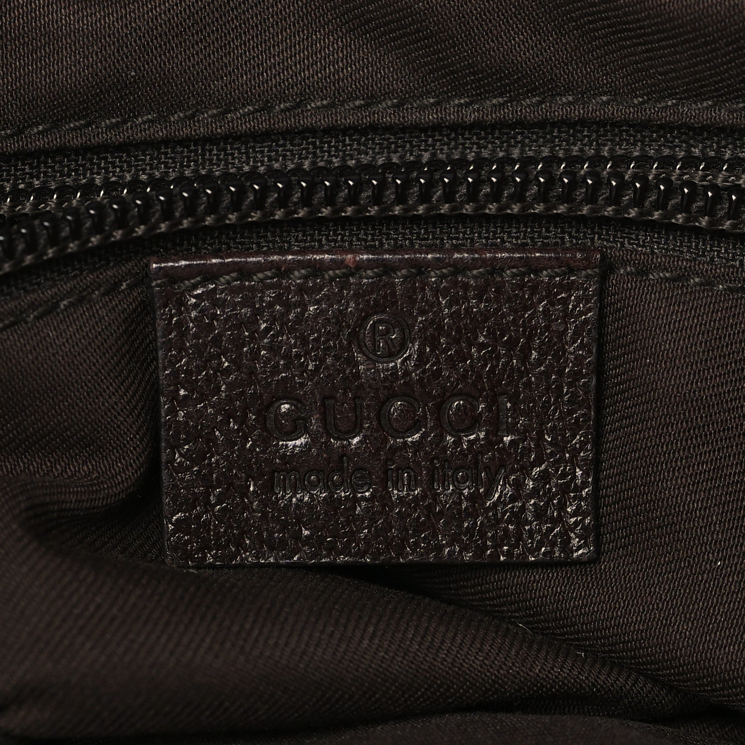 Gucci Monogram Web Medium Double Pocket Messenger Bag Dark Brown 6 of 9