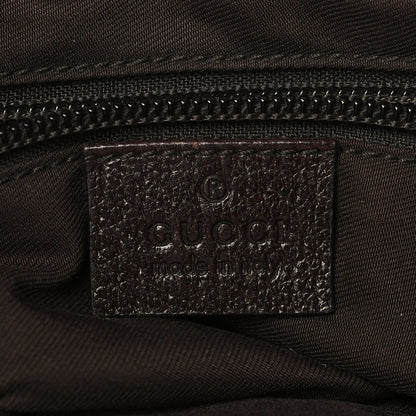 Gucci Monogram Web Medium Double Pocket Messenger Bag Dark Brown 6 of 9