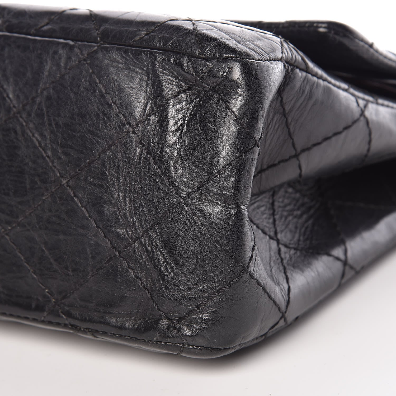 Chanel Aged Calfskin Quilted 2.55 Reissue 226 Flap Black 9 of 10