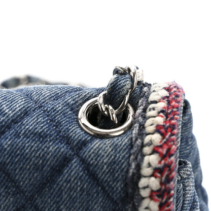 Chanel Denim Braided Mini Rectangular Flap Bag Blue 12 of 14