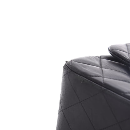 Chanel Lambskin Quilted Jumbo Double Flap Black 11 of 19