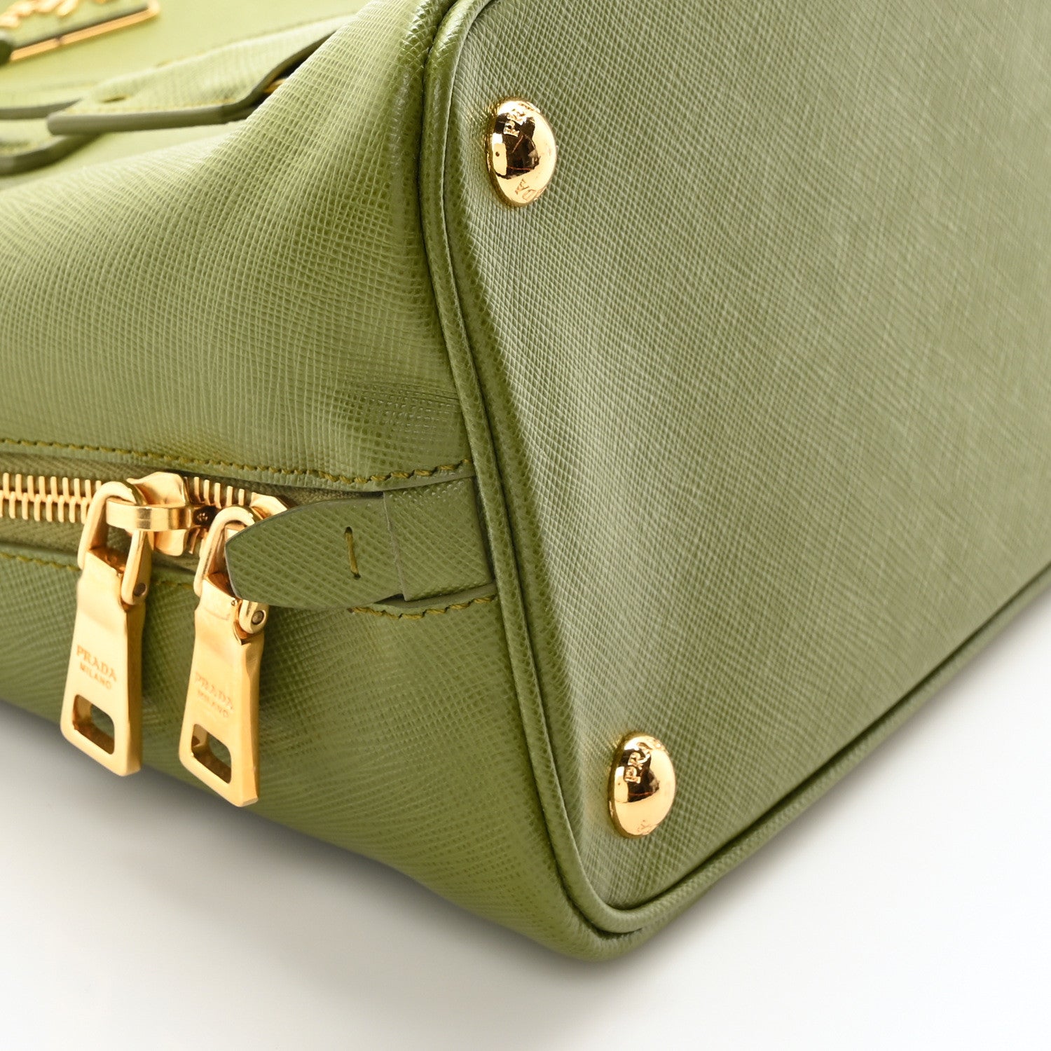Prada Saffiano Lux Medium Promenade Tote Edera 9 of 10