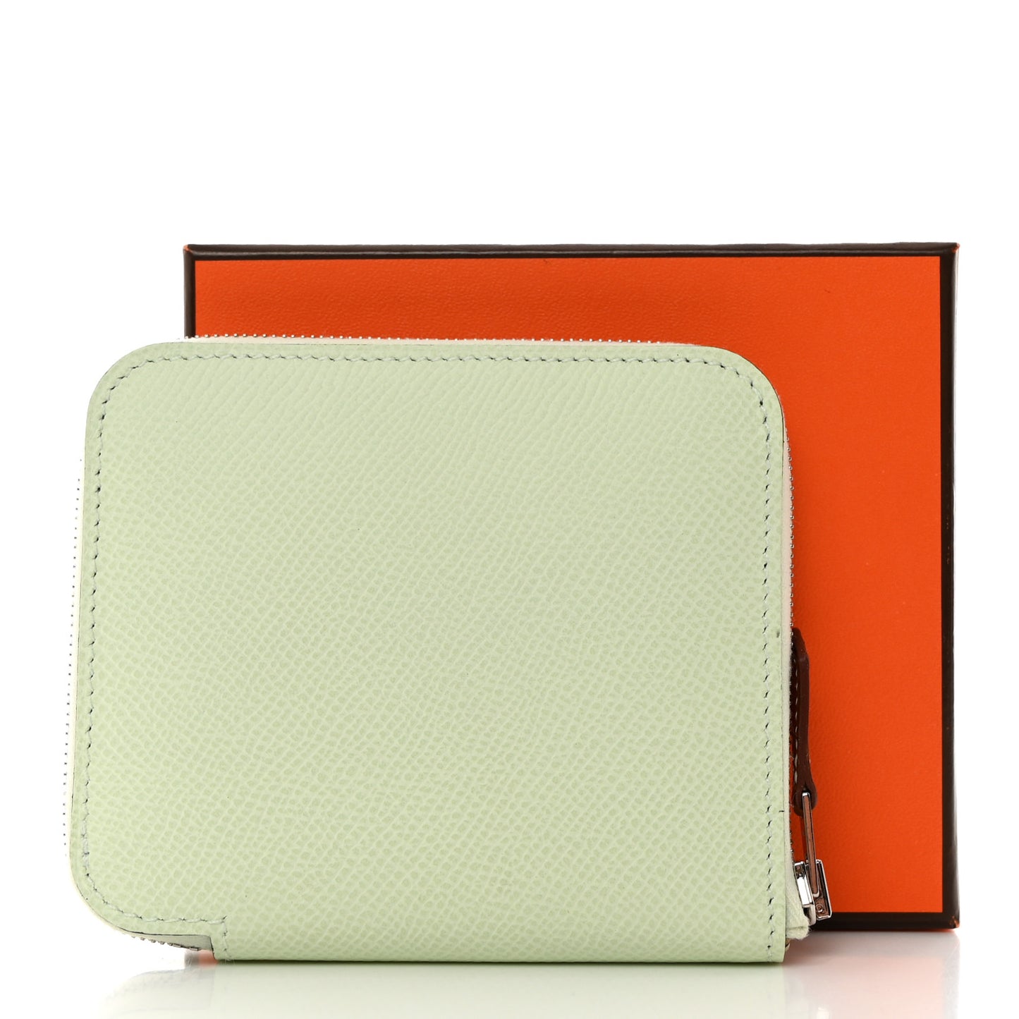 Epsom Silk'In Compact Wallet Vert Fizz