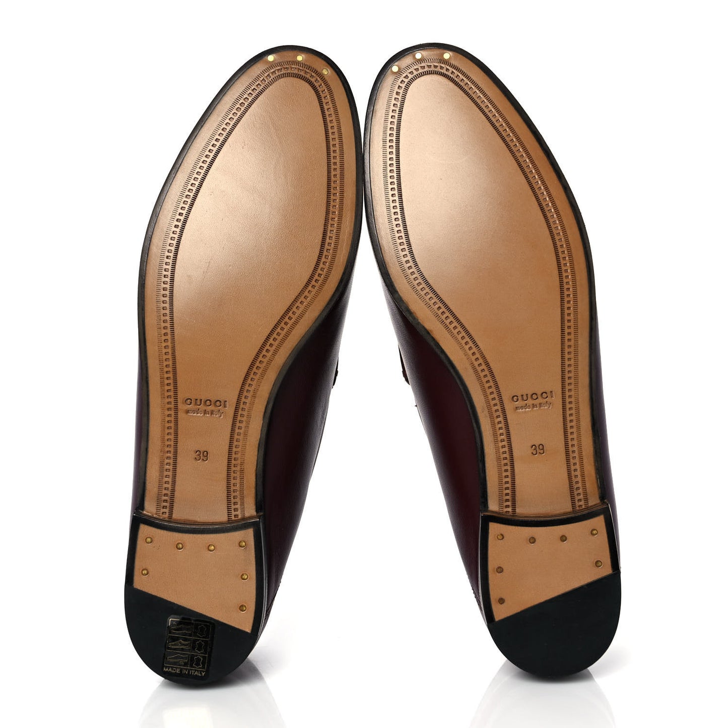 Lambskin Womens Brixton Horsebit Loafers 39 Vintage Bordeaux