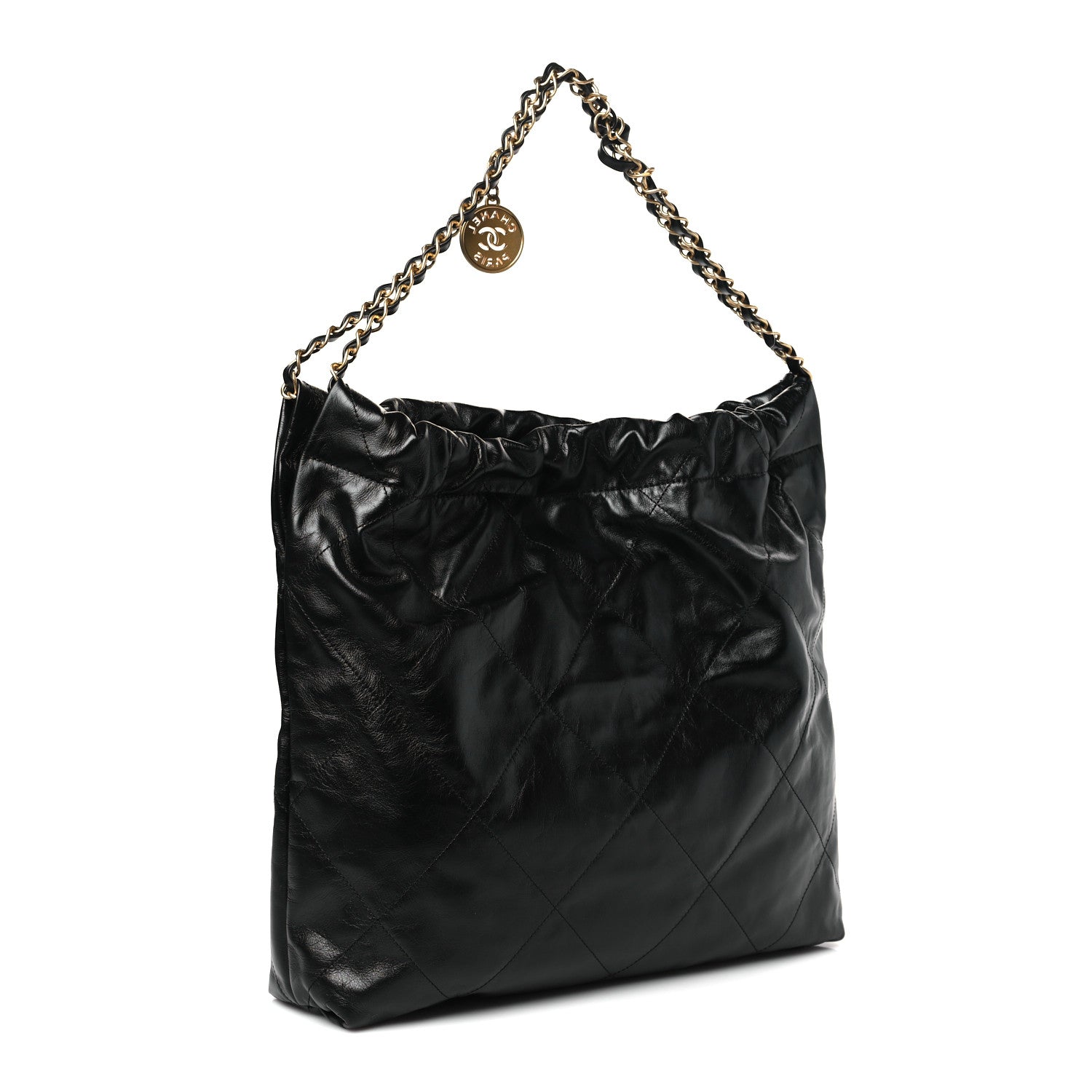 Chanel Calfskin Quilted Chanel 22 Black 2 of 11