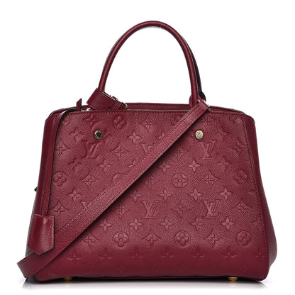Louis Vuitton Empreinte Montaigne MM Raisin 1 of 8