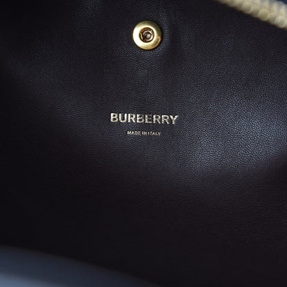 Burberry Smooth Calfskin Medium Cube Bowling Bag Dark Brown 6 of 14