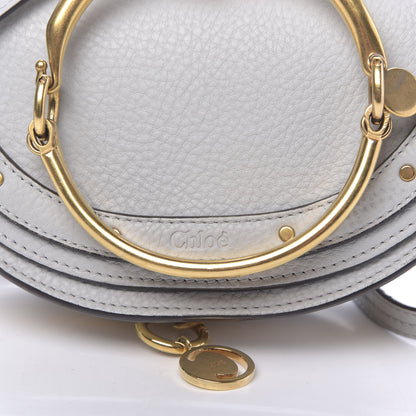 Chloe Calfskin Small Nile Bracelet Minaudiere Bag Airy Grey 16 of 16