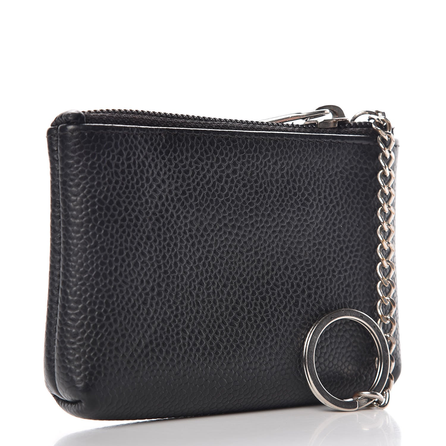 Chanel Caviar Timeless CC Coin Purse Case Black 3 of 9
