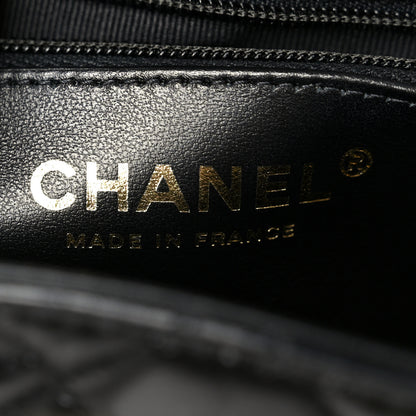 Chanel Shiny Aged Calfskin Quilted Nano Kelly Shopper Black 6 of 10