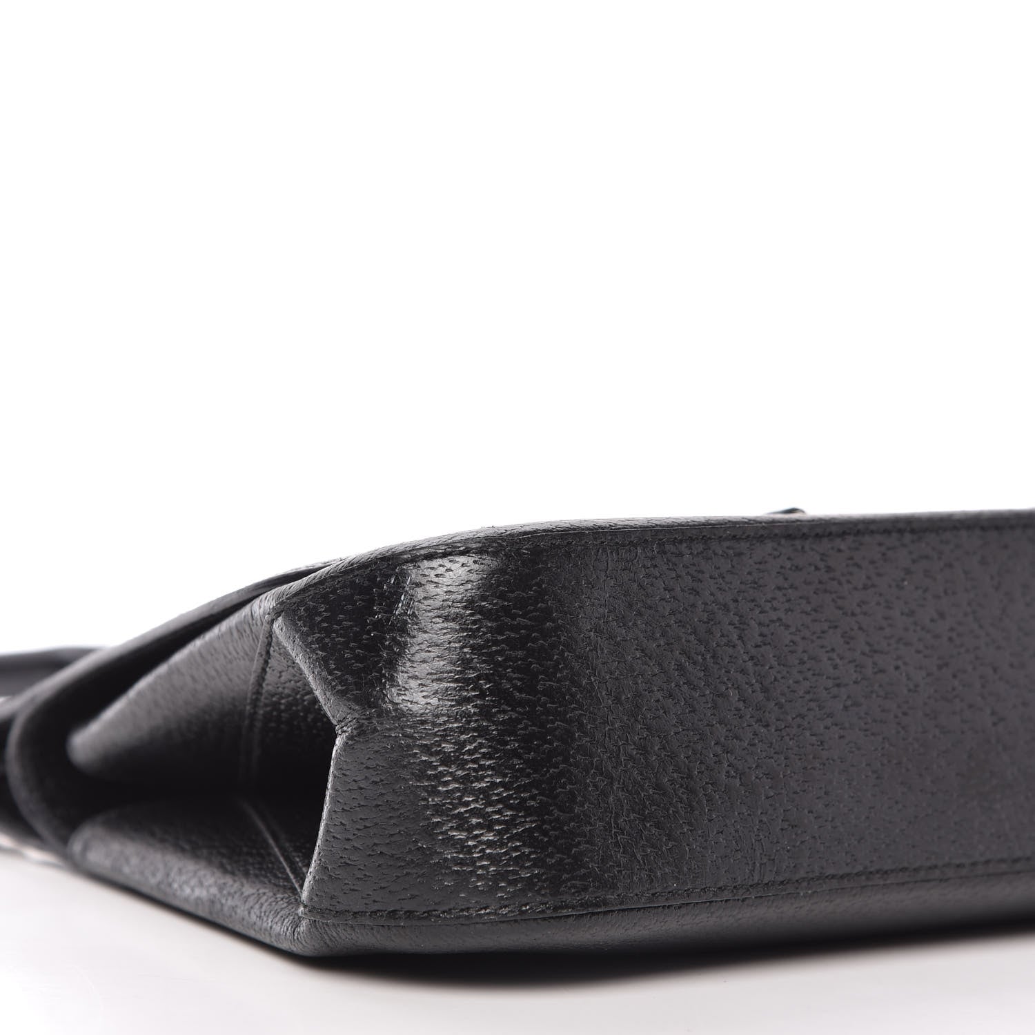 Gucci Calfskin Bamboo Baguette Shoulder Bag Black 6 of 10