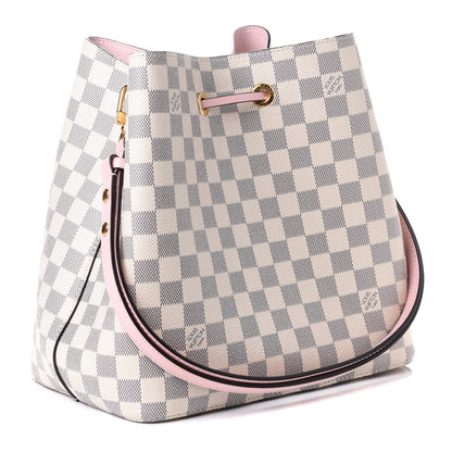 Louis Vuitton Damier Azur Neonoe MM Eau De Rose 2 of 4