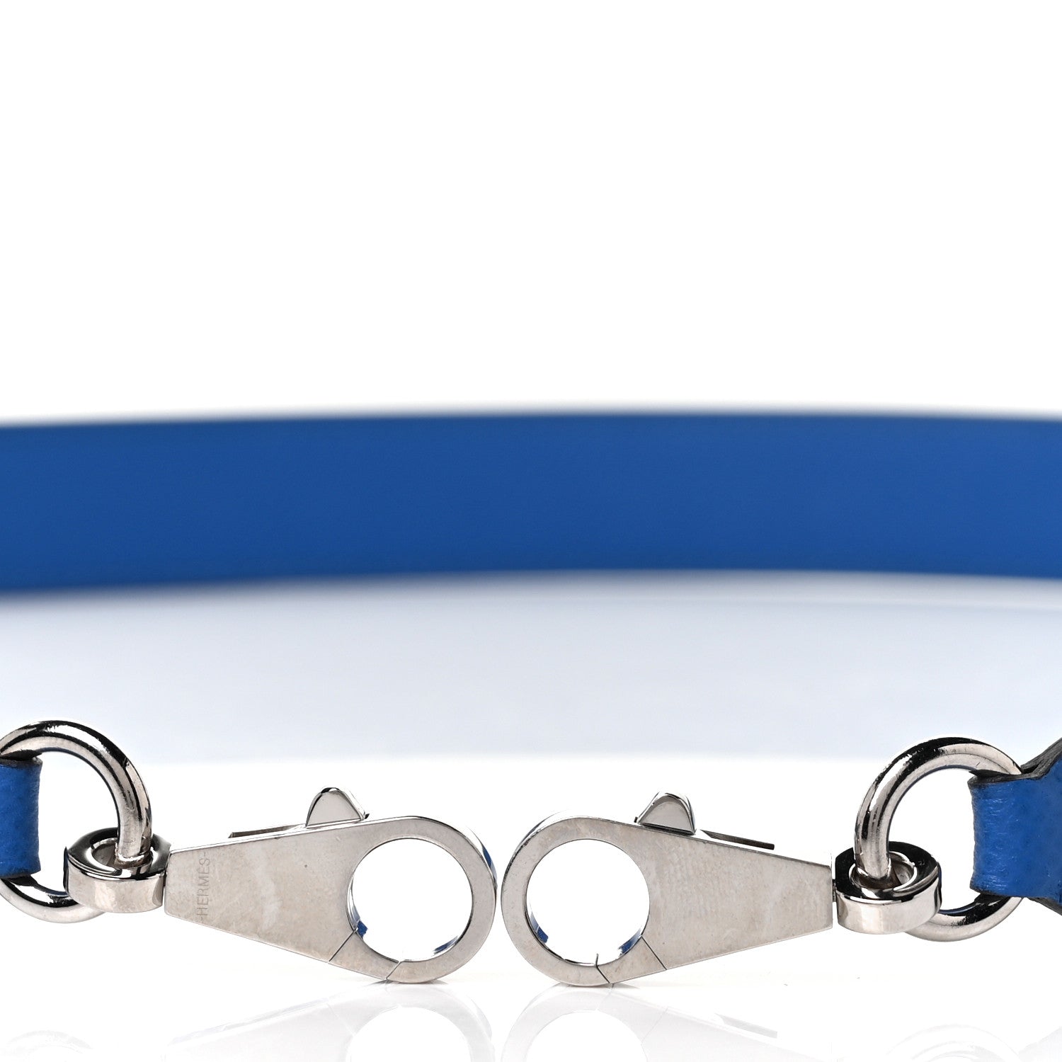 Hermes Epsom 25mm Tressage Shoulder Strap Blue Zellige Blue Encre Rouge 3 of 4