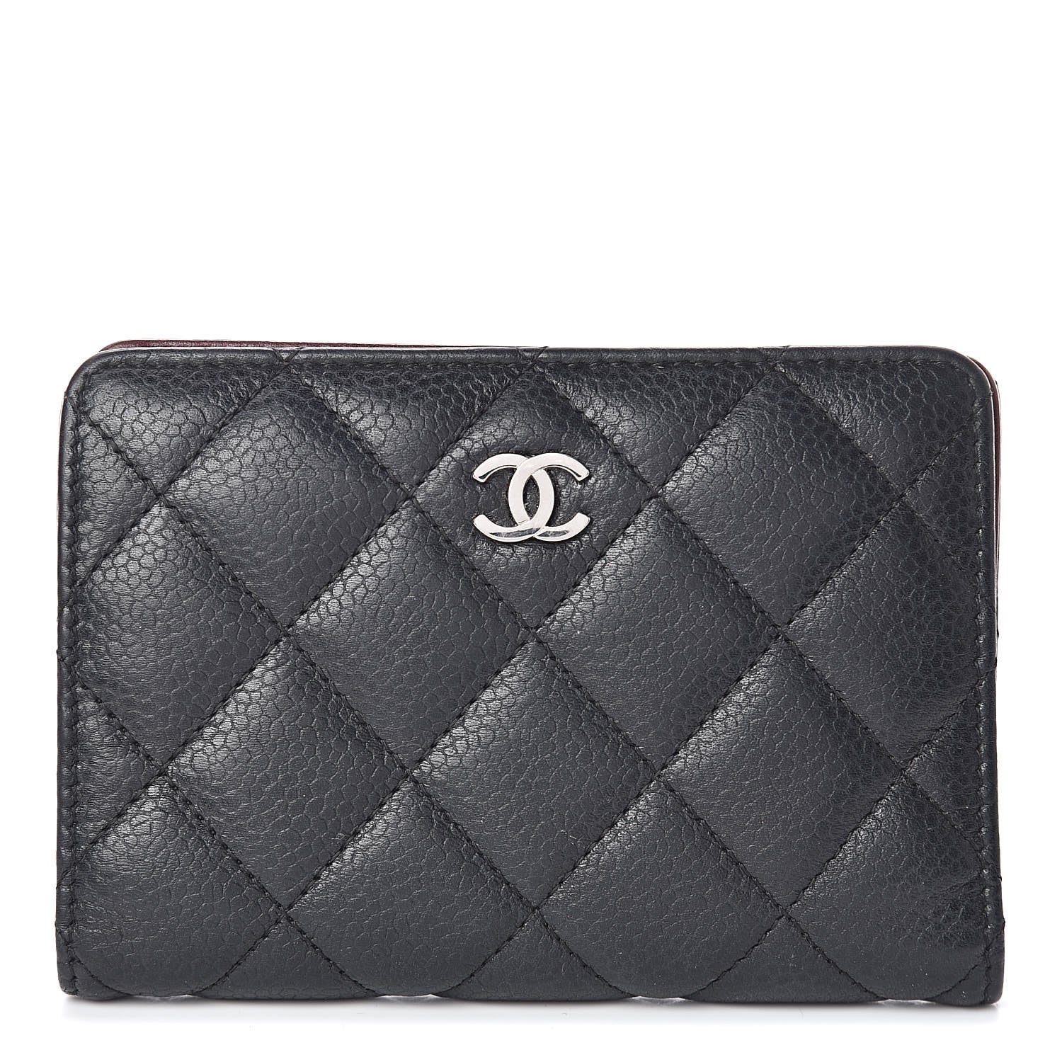 Chanel Caviar Quilted Flap Card Holder Black 1 of 8