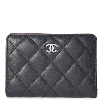 Chanel Caviar Quilted Flap Card Holder Black 1 of 8