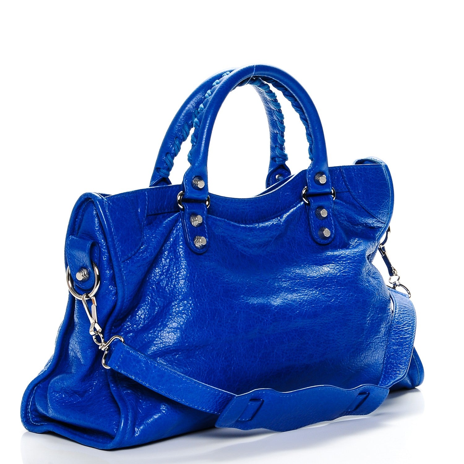 Balenciaga Agneau Giant 12 Silver Hardware City Bleu Lazuli 3 of 6