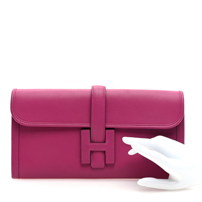 Hermes Swift Jige Elan 29 Clutch Rose Pourpre 2 of 8
